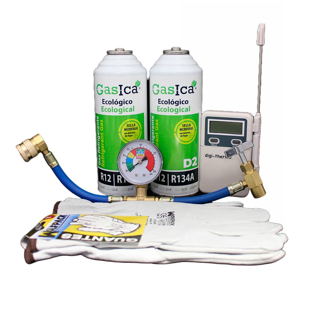 REPORSHOP - Ecologico 2 gas cylinders Gasica 226g D2 válvula