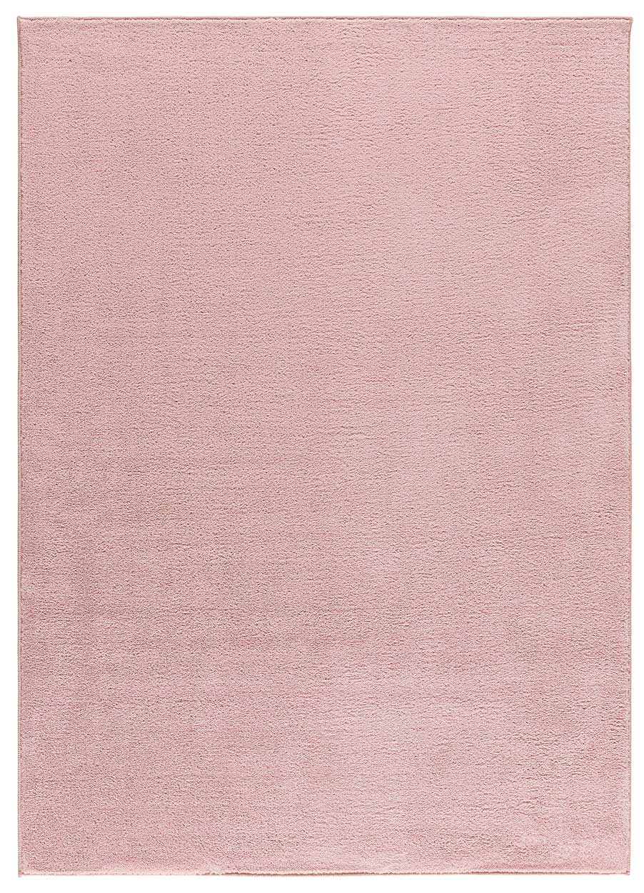 Alfombra interior rosa rectangular 80 x 150 cm CORALINE liso - ATTICGO - 2