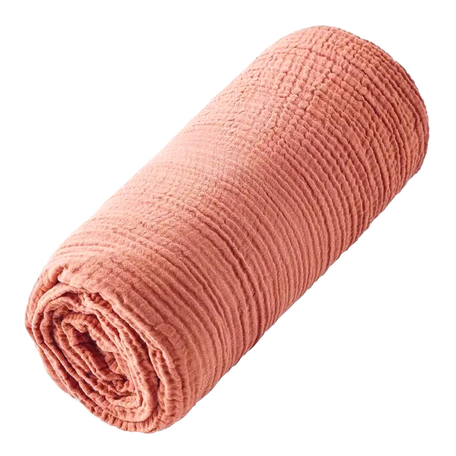 Drap housse uni en gaze de coton - 3