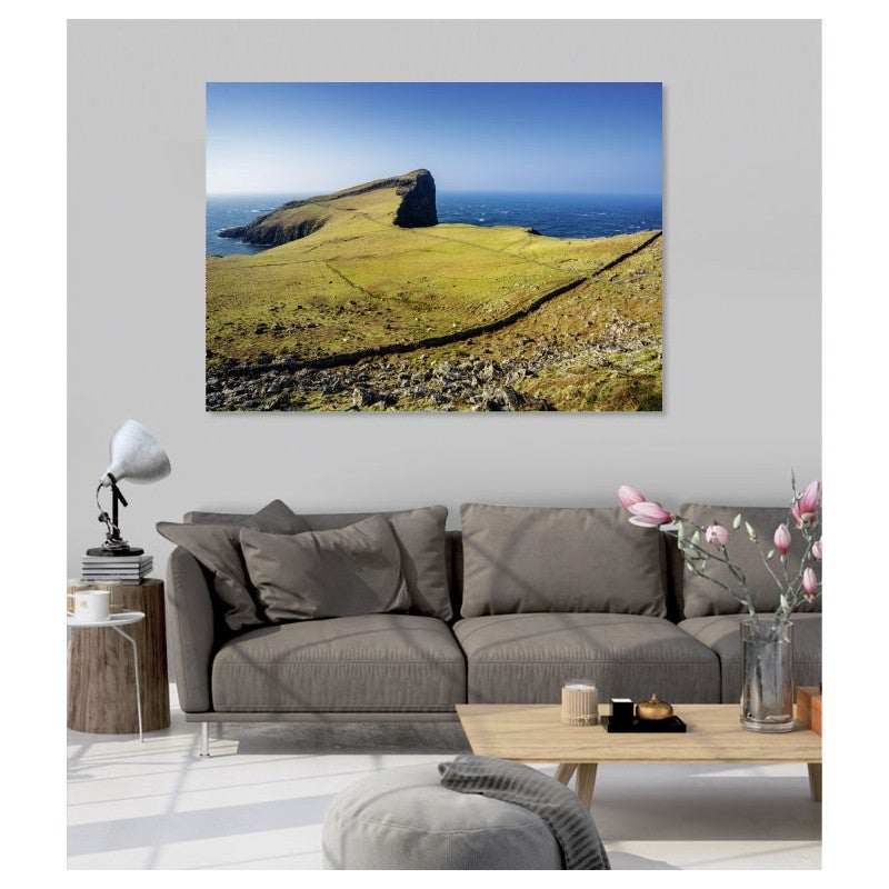 Tableau toile en kit POINTE ECOSSE 180 x 130 cm - Toile textile sans PVC, Made in France par Scenolia - 3