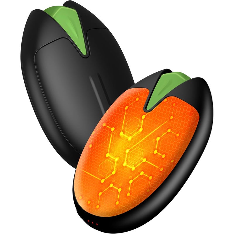 Ogrzewacze do rąk z akumulatorem, 2 sztuki, magnetyczne elektryczne ogrzewacze do rąk 6000 mAh, USB, idealne na wędkowanie, do gry w golfa i na kempi