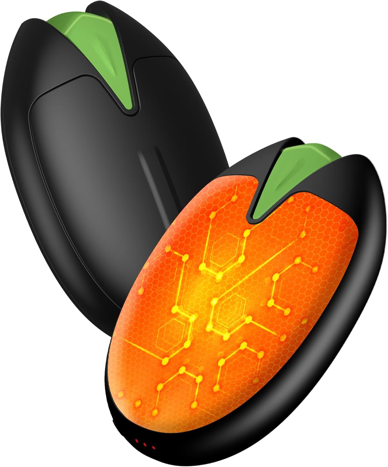 Ogrzewacze do rąk z akumulatorem, 2 sztuki, magnetyczne elektryczne ogrzewacze do rąk 6000 mAh, USB, idealne na wędkowanie, do gry w golfa i na kempi