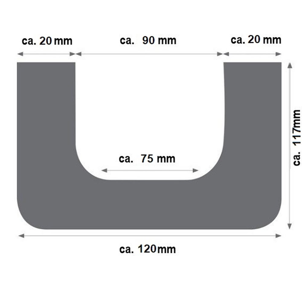 PROVISTON Fausse poutre 120 x 120 x 2000 mm en PU HD Blanc - 5