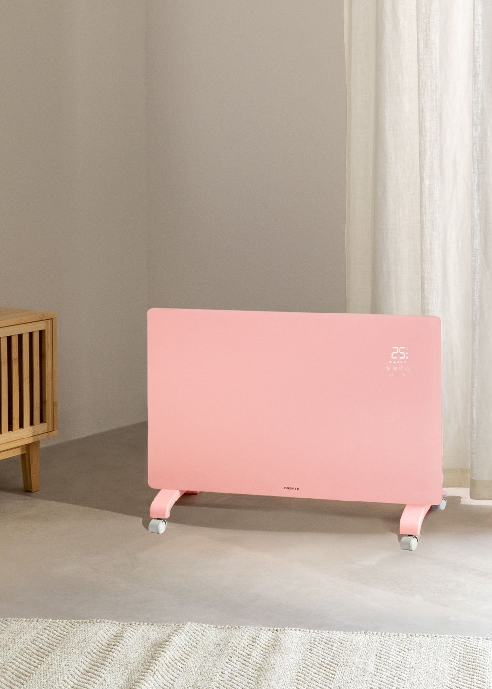 CREATE - WARM CRYSTAL 2000W - Convector eléctrico de cristal con WiFi - 2