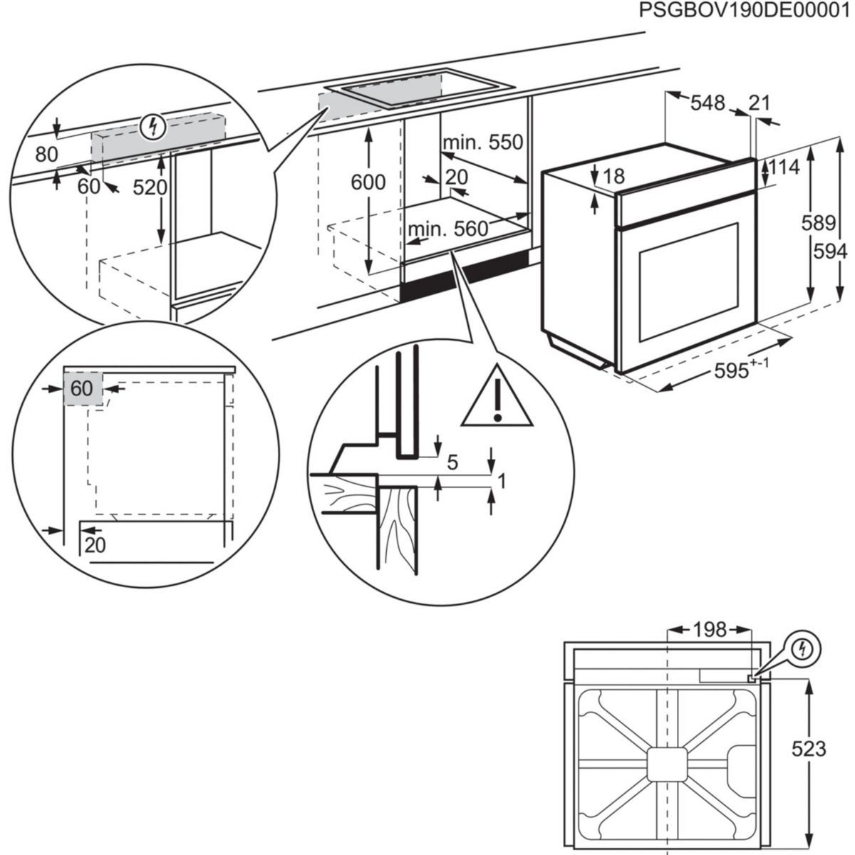 Four encastrable ELECTROLUX EOE8P09RH - 6