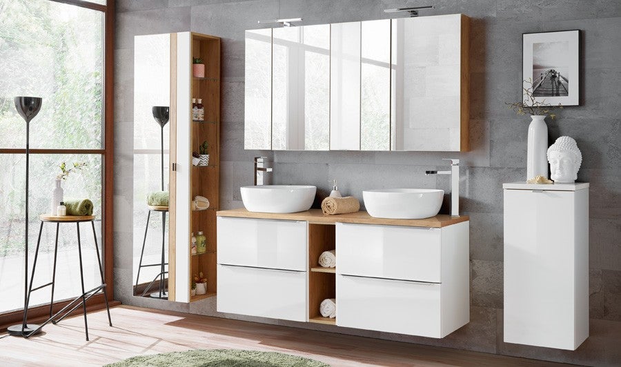 Szafka Comad łazienkowa MILANO / CAPRI 810 20 cm biała - 2