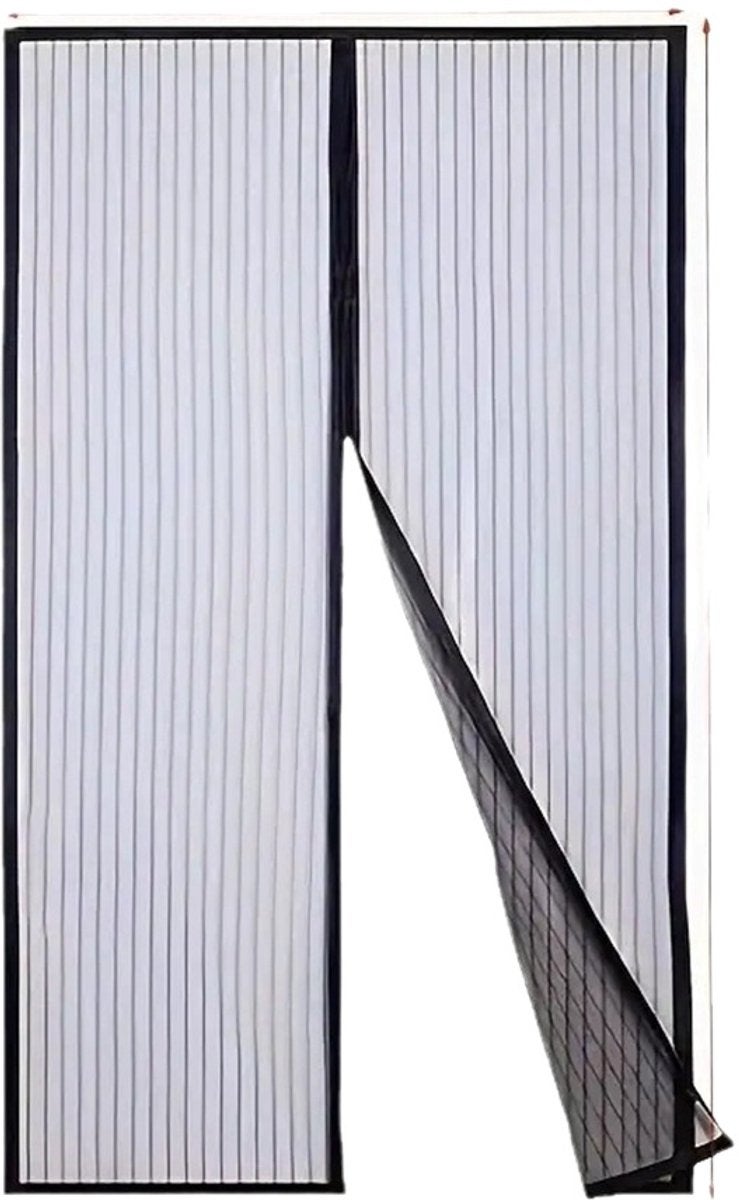Cortină magnetică pentru uși, potrivită pentru uși din lemn, uși din fier, uși din aluminiu și balcoane, 90x210 cm