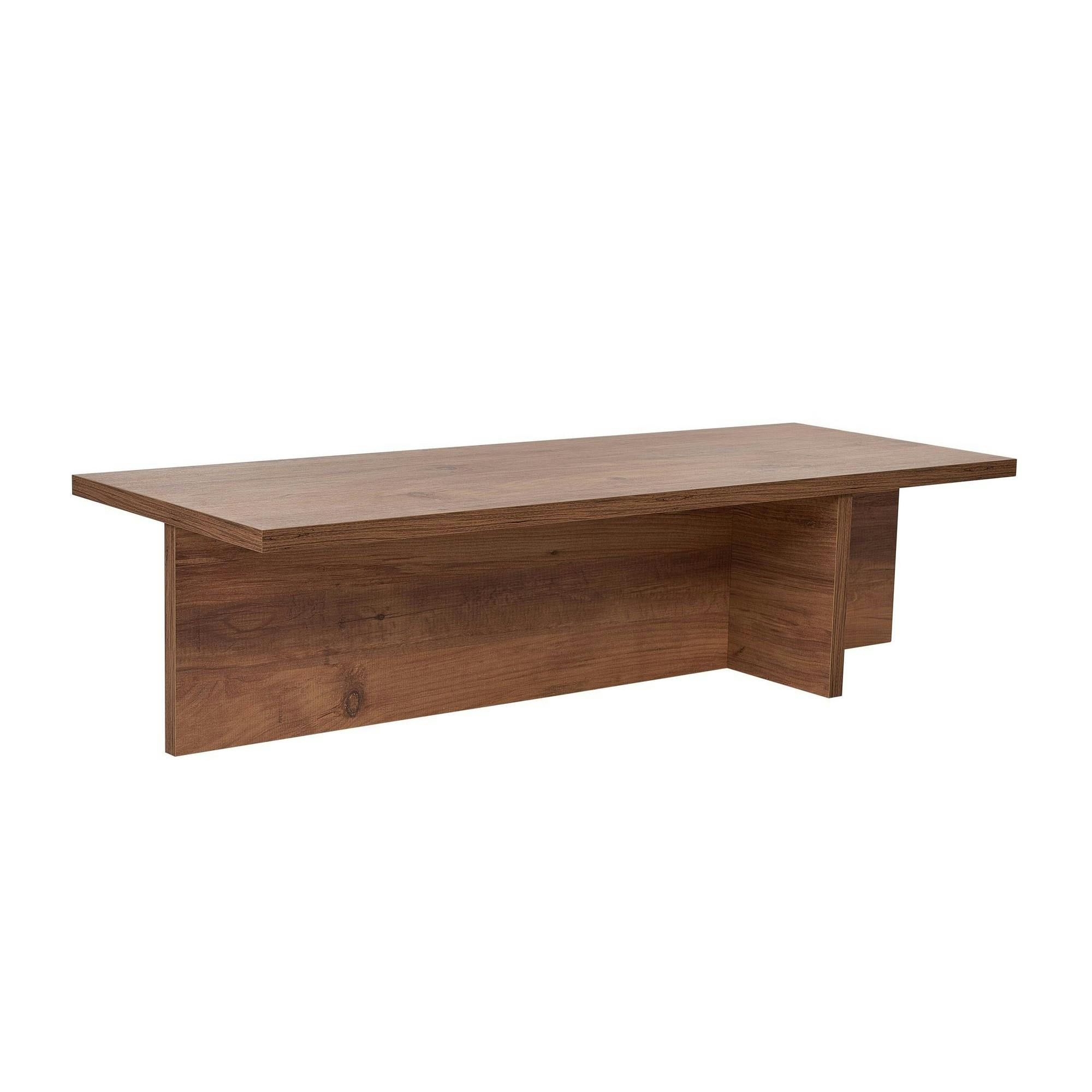 Table basse moderne minimaliste - effet bois de pin MARFA - 7