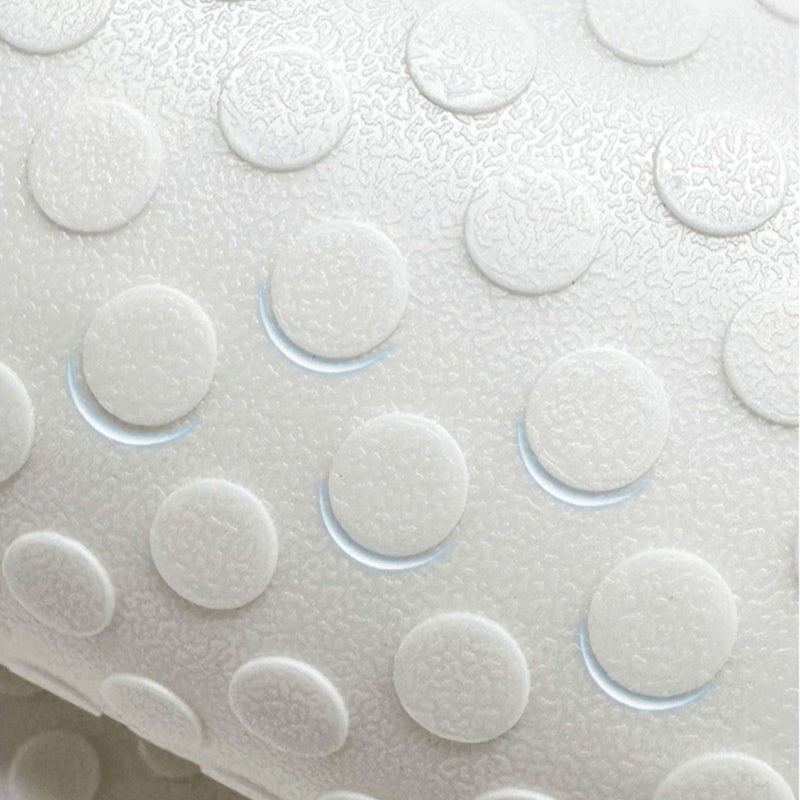 Tapis de bain antidérapant 40x100cm en PVC pour baignoire et douche, sécurité enfant, adhérence 3D - 3