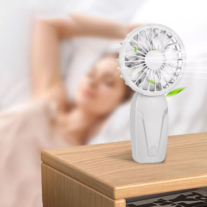 Wentylator kieszonkowy, ładowany przez USB, przenośny, jednobiegowy, idealny w podróży