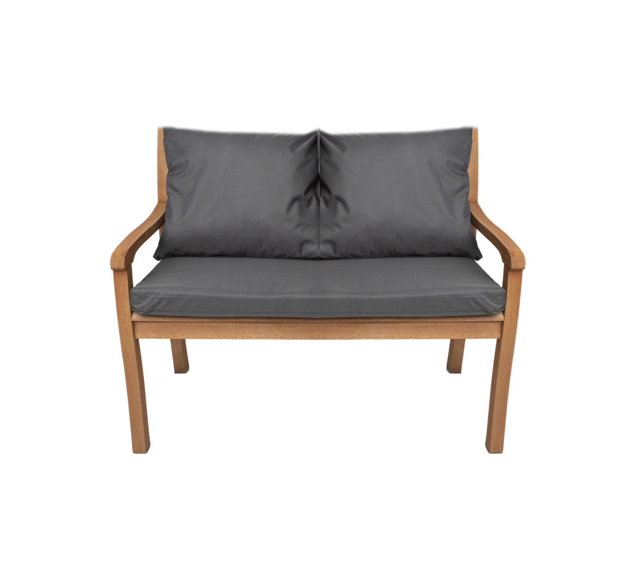 Cojín de banco 110x50x7cm, cojines de columpio de jardín antracita, cojín de asiento, cojín de respaldo, cojín de exterior/interior