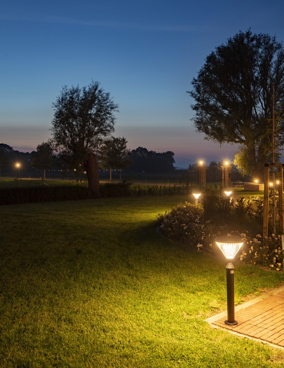 Applique solar Iplux® Paris 37 cm - Alta qualidade - Duração de combustão 15 horas - 8