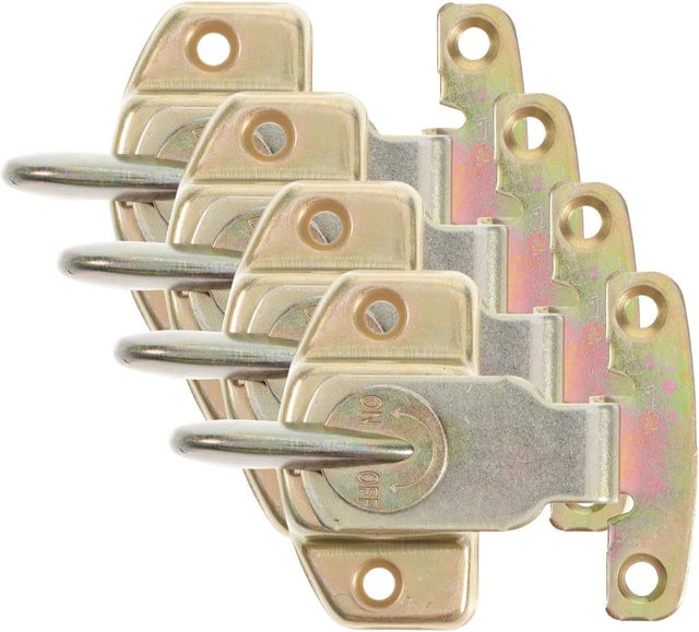 Lot De 4 Verrous De Table À Manger En Métal Galvanisé Antirouille Pour Rallonges Et Meubles Système De Serrure Précis Et Stable Pour Tables