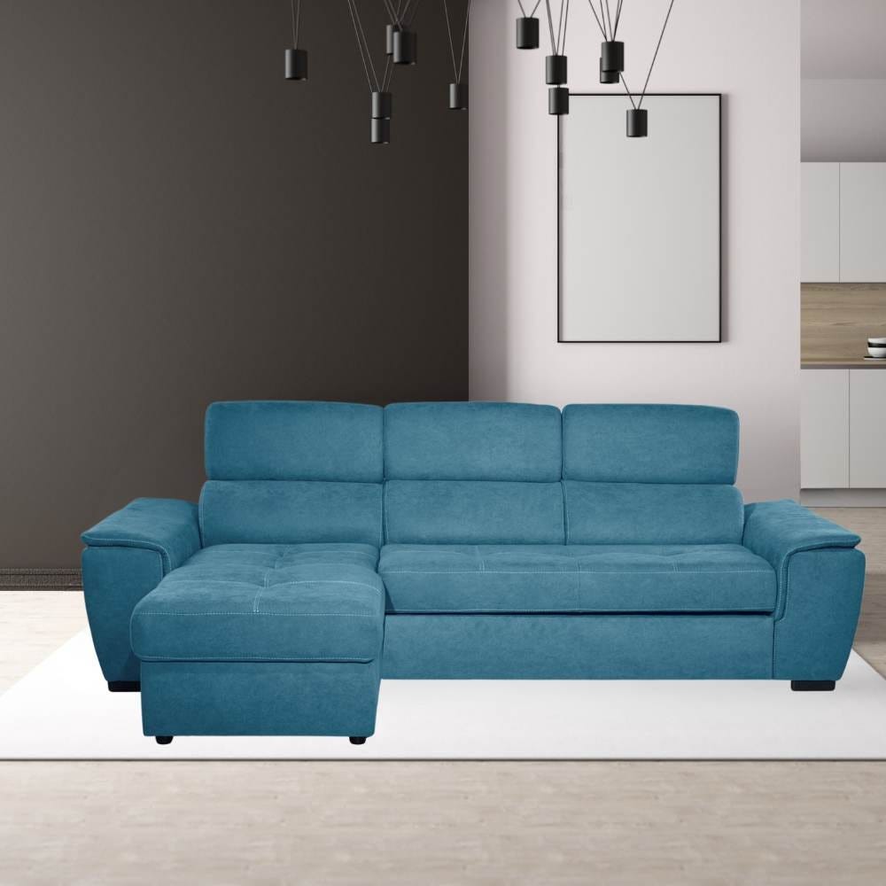 Divanetto Clic Clac Divano Verde Acqua Sofá Cama Reclinável