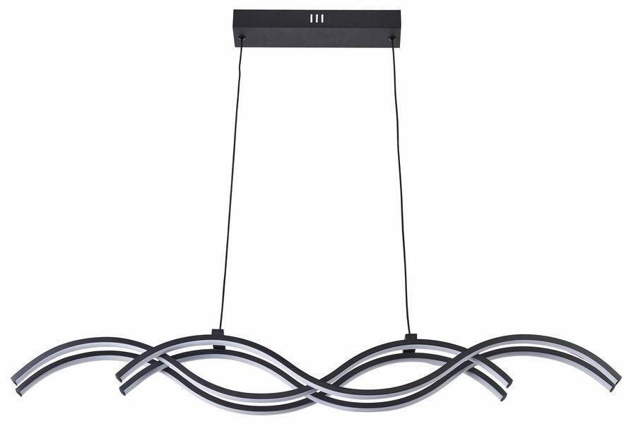 Lampa wisząca Aruba LED 40W Odcienie bieli 3200lm czarna wym: 120 x 100 x 10 cm Reality