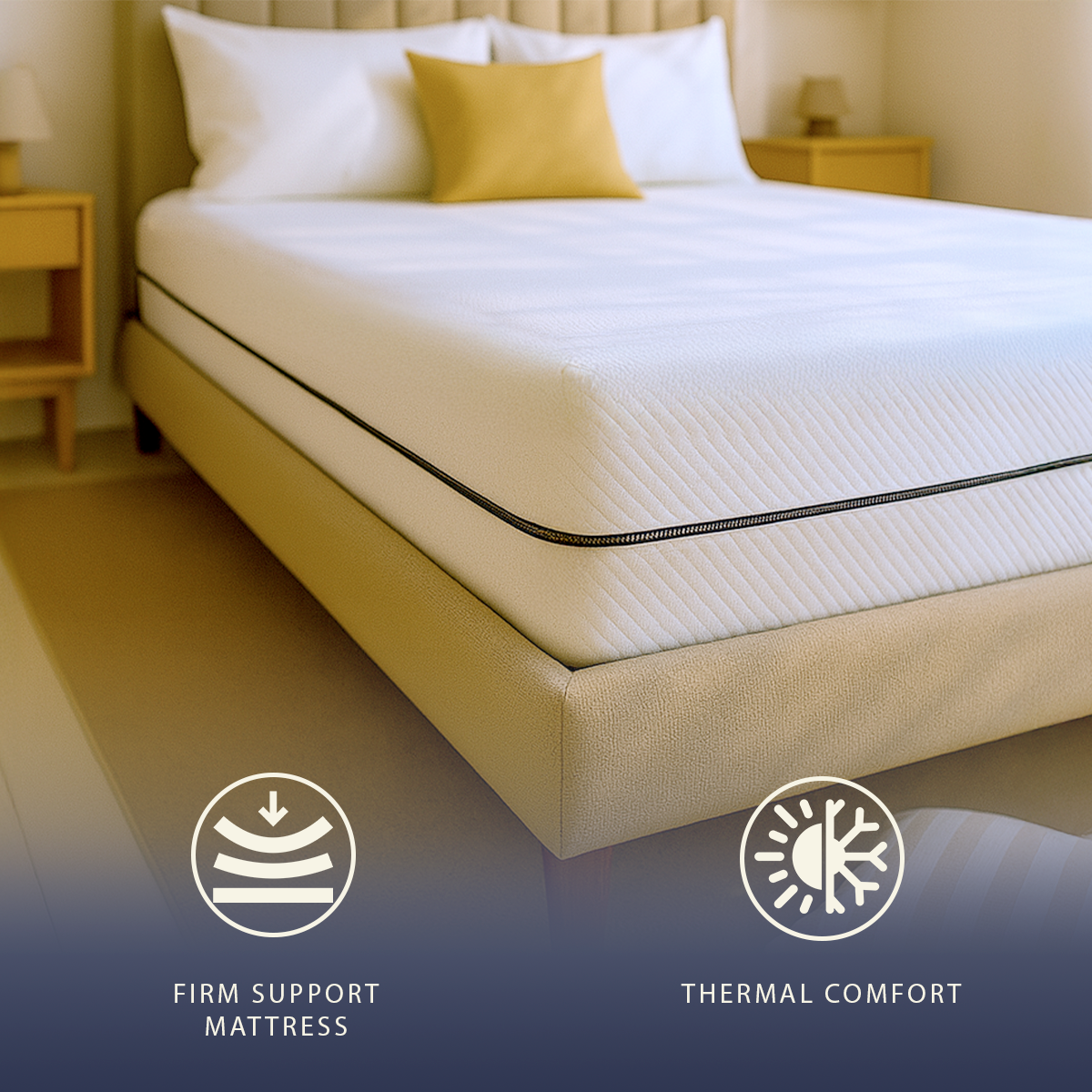 Colchão individual 90x200 | Altura 18 cm | Ortopédico | Hipoalergénico | Itália - 4