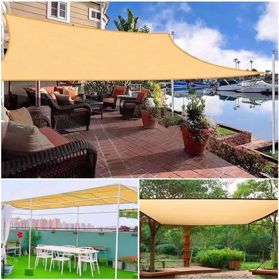 Toile d'ombrage pour jardin – Protection solaire à 90 % pour terrasse, pergola,abri voiture et jardin (3 x 4 m) - 7