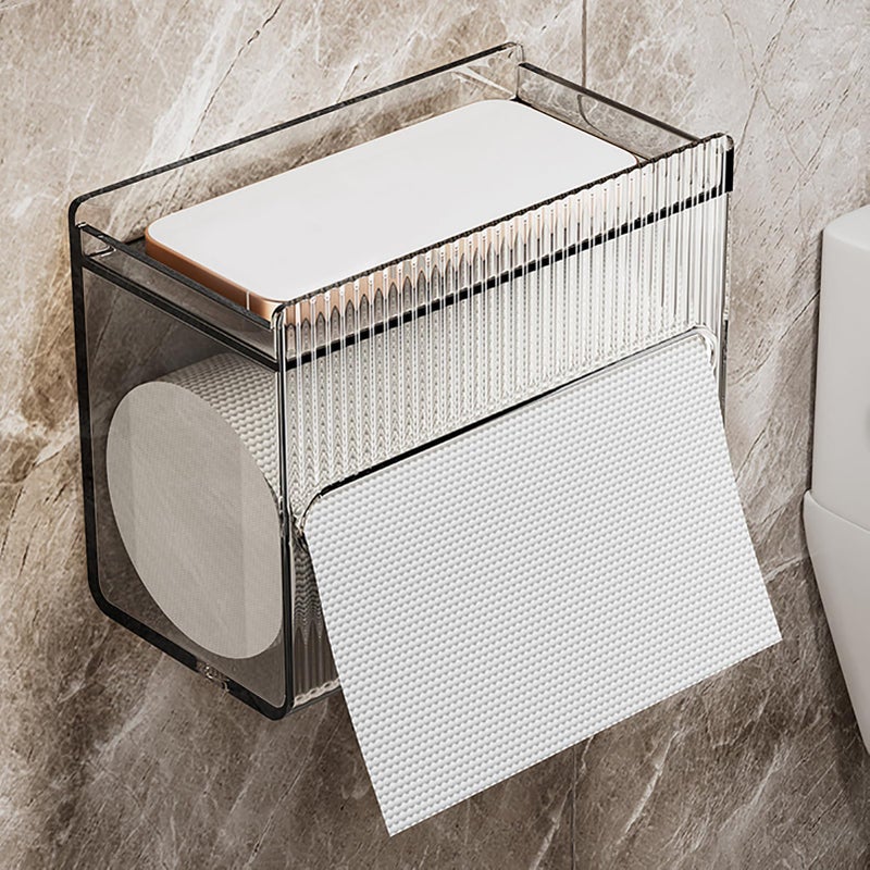 Wodoodporna, wielofunkcyjna pokrywa do pudełka na chusteczki, montowana na ścianie, do toalet