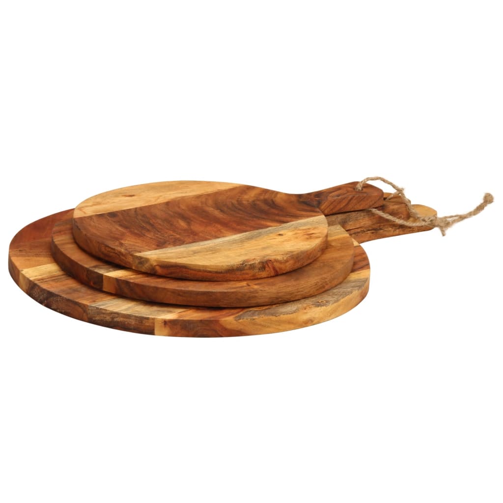 Tagliere Rotondo In Legno Di Acacia METRO Professional 42 Cm – Professionale, Olio Naturale, Certificato FSC