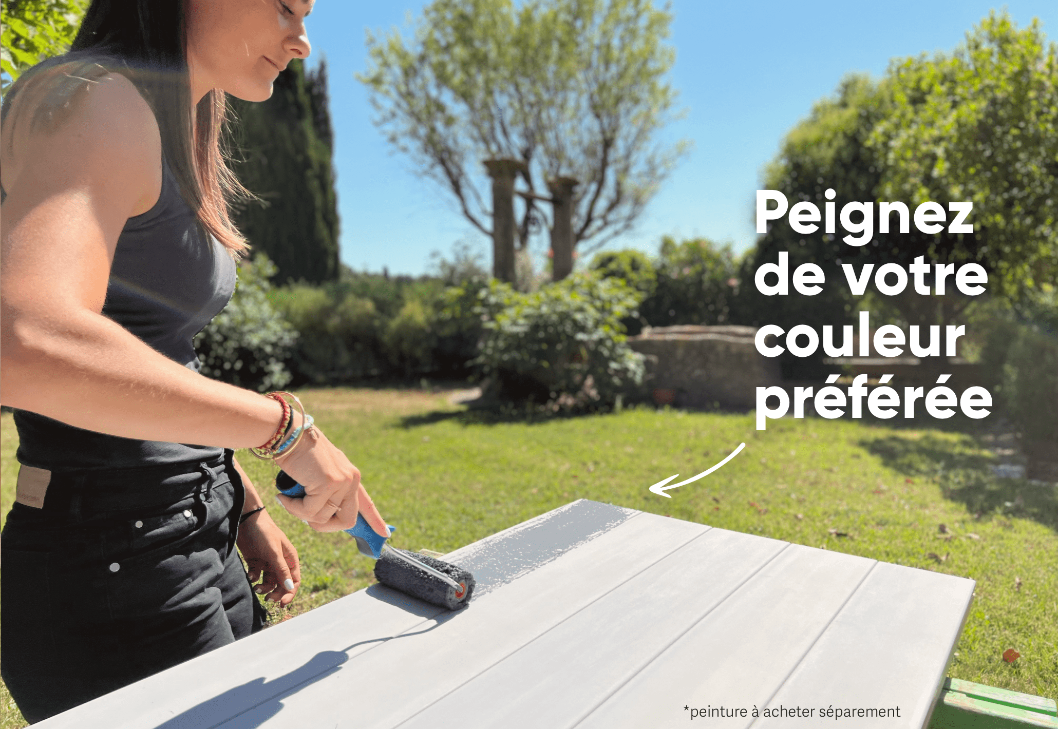 myVolet - Kit volet battant sans entretien - Prêt à assembler - 2VT - H158cm - L144cm - 4