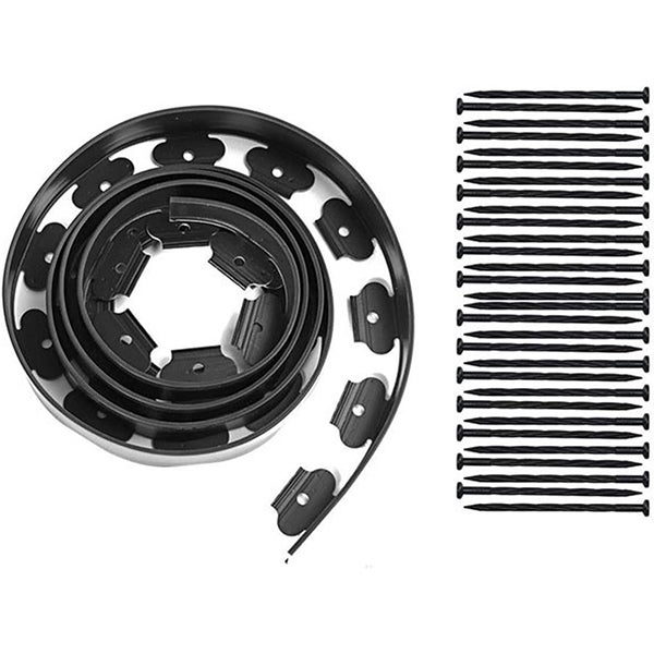 NAIZY Bordatura Per Prato, In Plastica, 6 Pezzi, Per Aiuole, Per