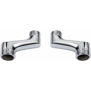 2 Pièces Réducteur Laiton 1/2 Mâle X 3/4 Femelle Avec Joints Caoutchouc - Raccord Tuyauterie Eau Gaz Robuste