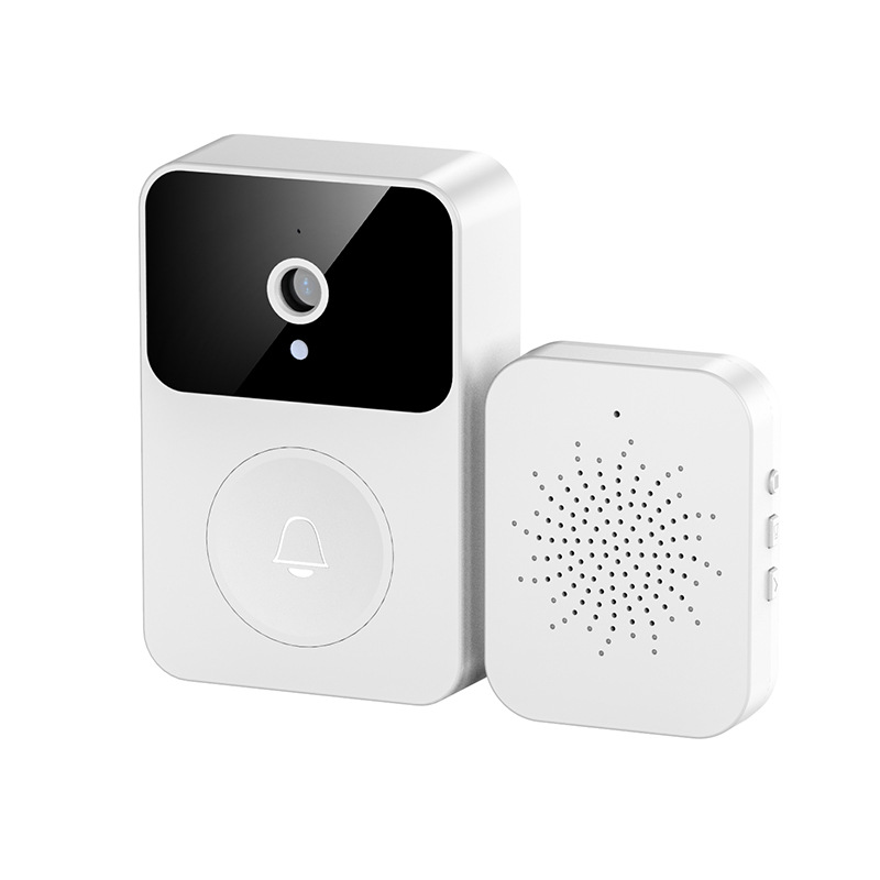 Sonnette vidéo sans fil - Interphone vidéo sans fil - Étanche pour l'extérieur - Wi-Fi 2,4 GHz - Batterie haute capacité - 9
