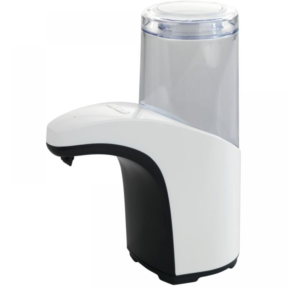 Dozownik mydła w płynie, automatyczny, bezdotykowy, dozownik żelu hydroalkoholowego na podczerwień, pojemność 300 ml, plastik, 8x19,5x15 cm, kolor bi