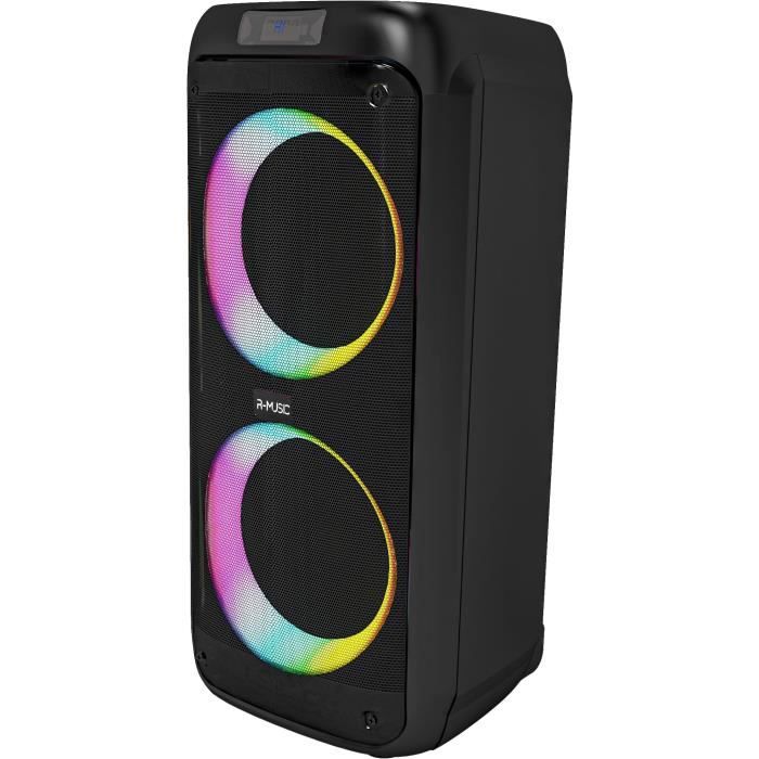 Altavoz inalámbrico de alta potencia - R-MUSIC - Party Boost M - Bluetooth 5.3 - Negro - 3