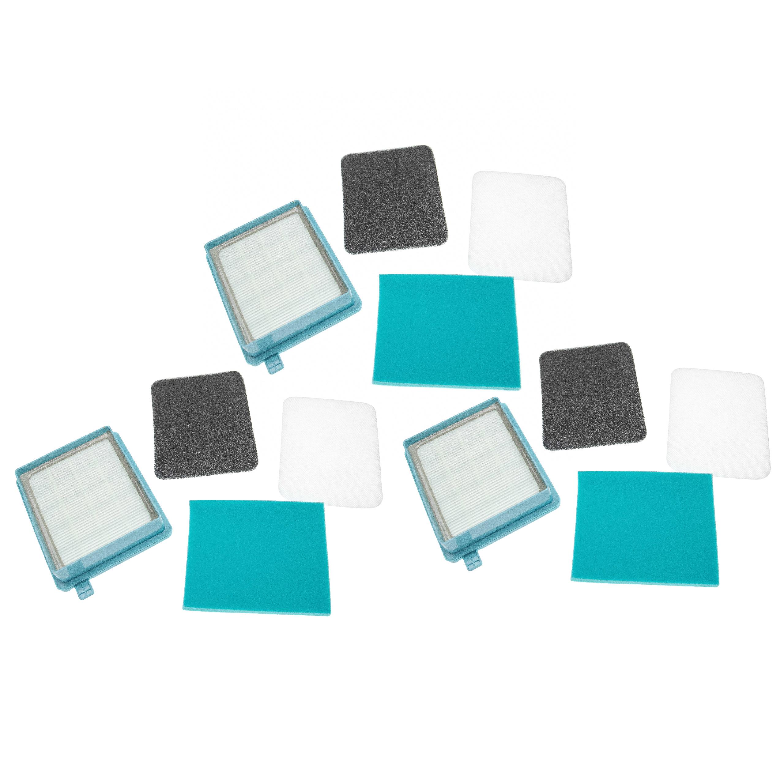 vhbw Set de filtros compatible con Philips PowerPro Active FC8677