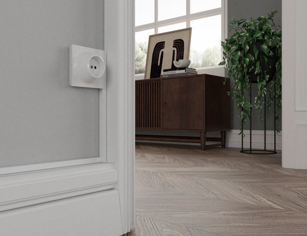 Prise 16A Fontini Neo Evo, sans terre, blanc brillant, ABS, 3680 W, 7,8x3,8 cm, garantie 10 ans - 4