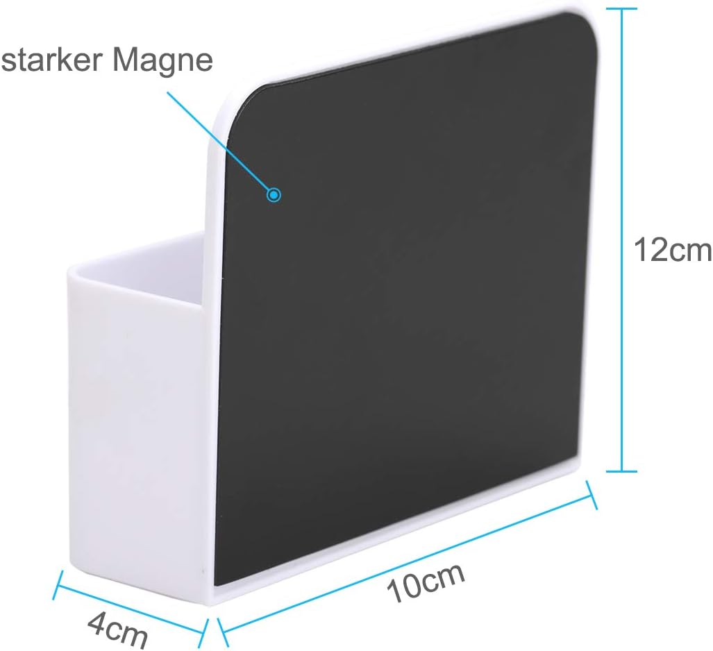Porte-marqueurs Magnétiques Pour Frigo Ou Tableau Blanc - Lot De 2 Avec éponge, Rangement Pratique Bureau