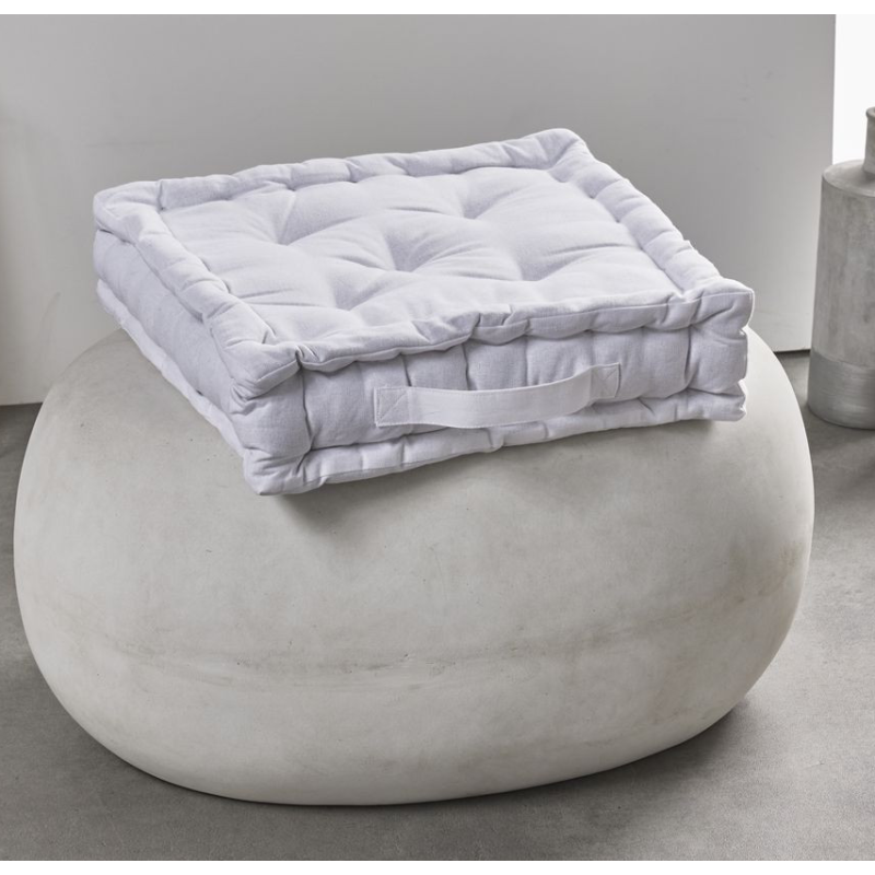 Epais coussin de sol en coton Julianne | Leroy Merlin