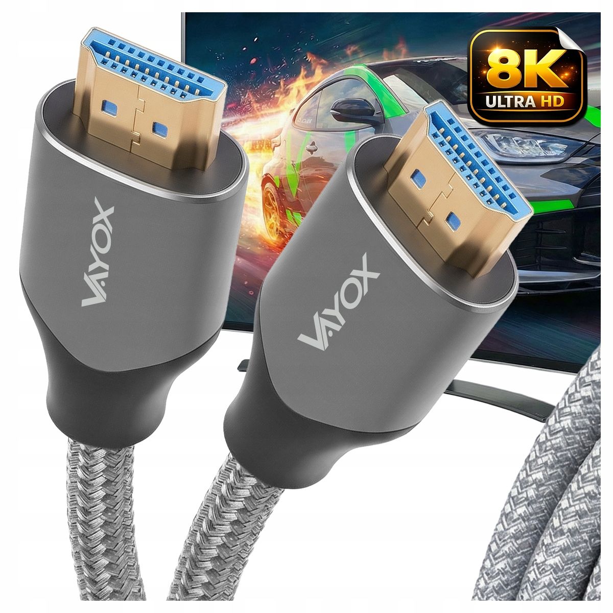 Kabel HDMI - HDMI 2.1 8K 3m VA0329-3 Vayox