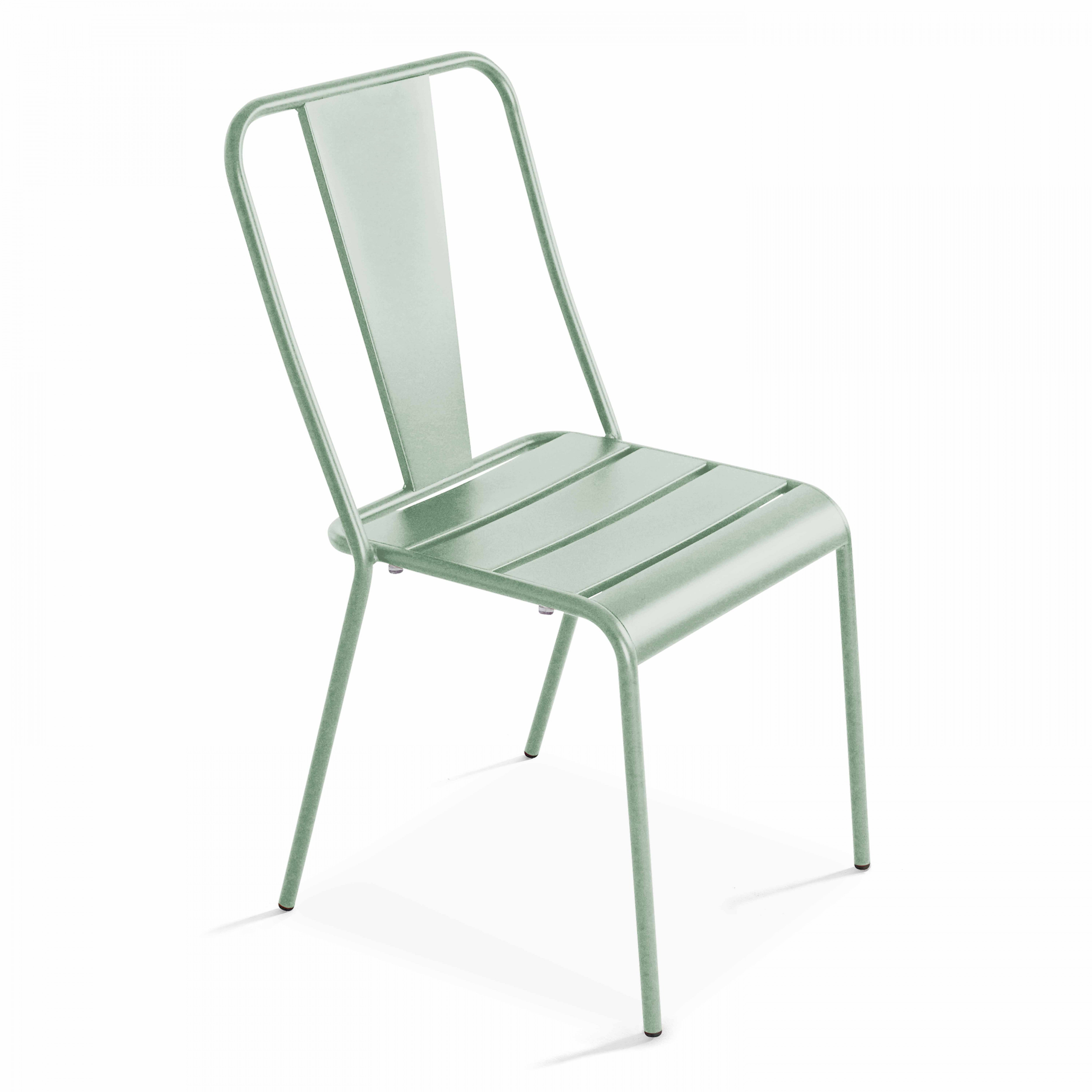 Ma première chaise, chaise enfant bois massif design vert sauge Montessori