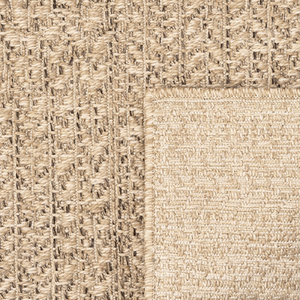 Tapis Kansas jute intérieur extérieur terrasse moderne, Nature, 140x200 cm - 4