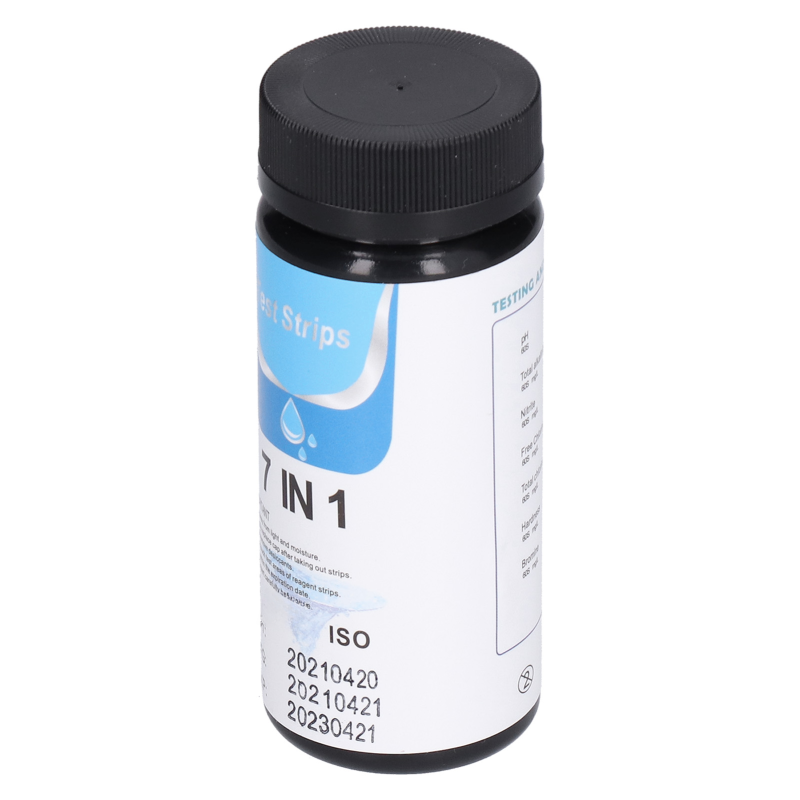 Bandelettes de test eau 7 en 1, multifonctionnelles, pour piscine et aquarium (50 pcs) - 8