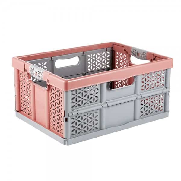 Kosz składany z miękkimi uchwytami Keeeper LEA 48,5x35x23 Nordic red 1 szt.