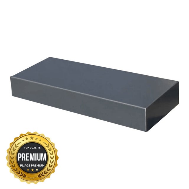 Fond pour couvertine aluminium PREMIUM Gris anthracite RAL 7016 - largeur 210mm - ALUHOME