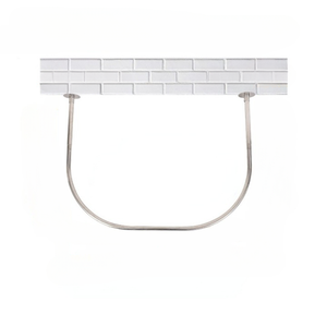 Tringle à Rideau De Douche Extensible 50-85cm - Barre Sans Percage Acier Inoxydable