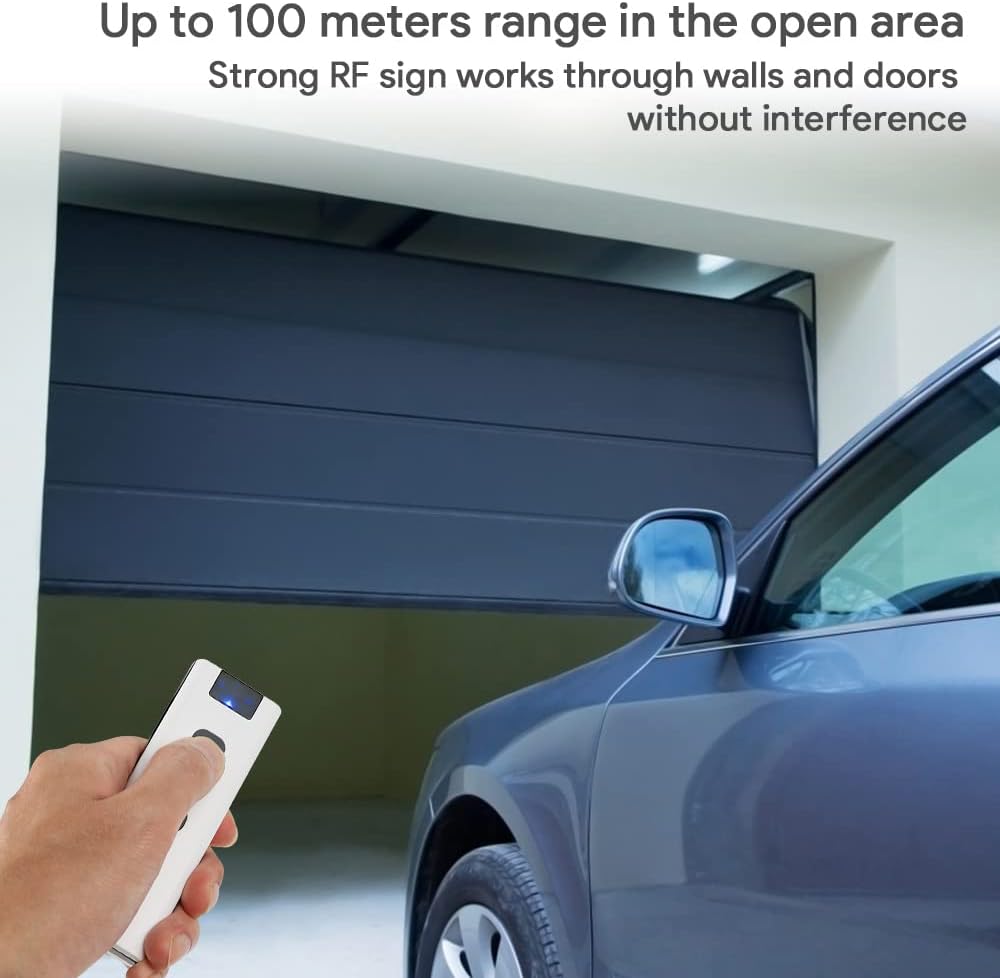 Modulo per tapparelle wireless, interruttore wireless per tapparelle e tende, composto da un telecomando RF + modulo ricevitore, portata massima 100 m - 3