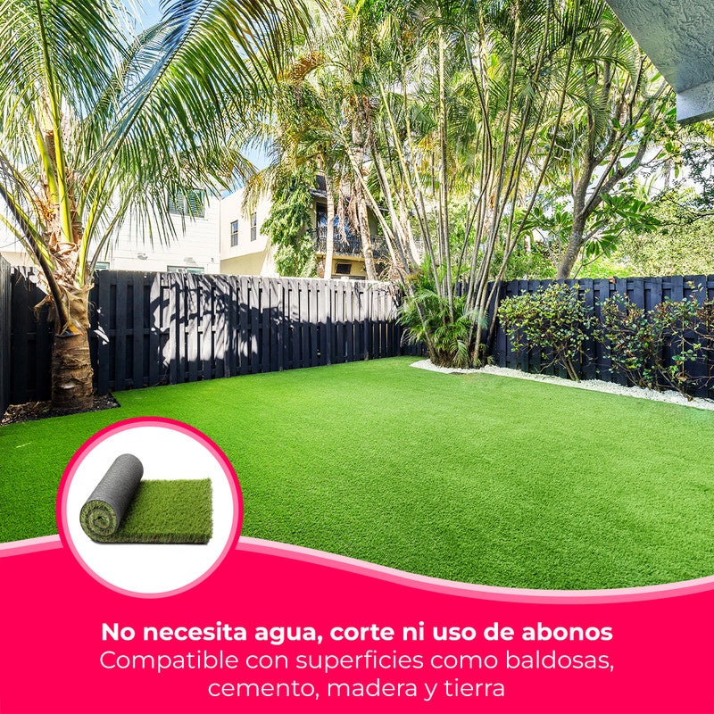 Arquiservi - Relva artificial Manaslú 40mm / Rolo 2 x 30m (60m²) Alta Densidade, Resistente UV, Fácil Instalação para Jardim, Terraço e Piscina - 6
