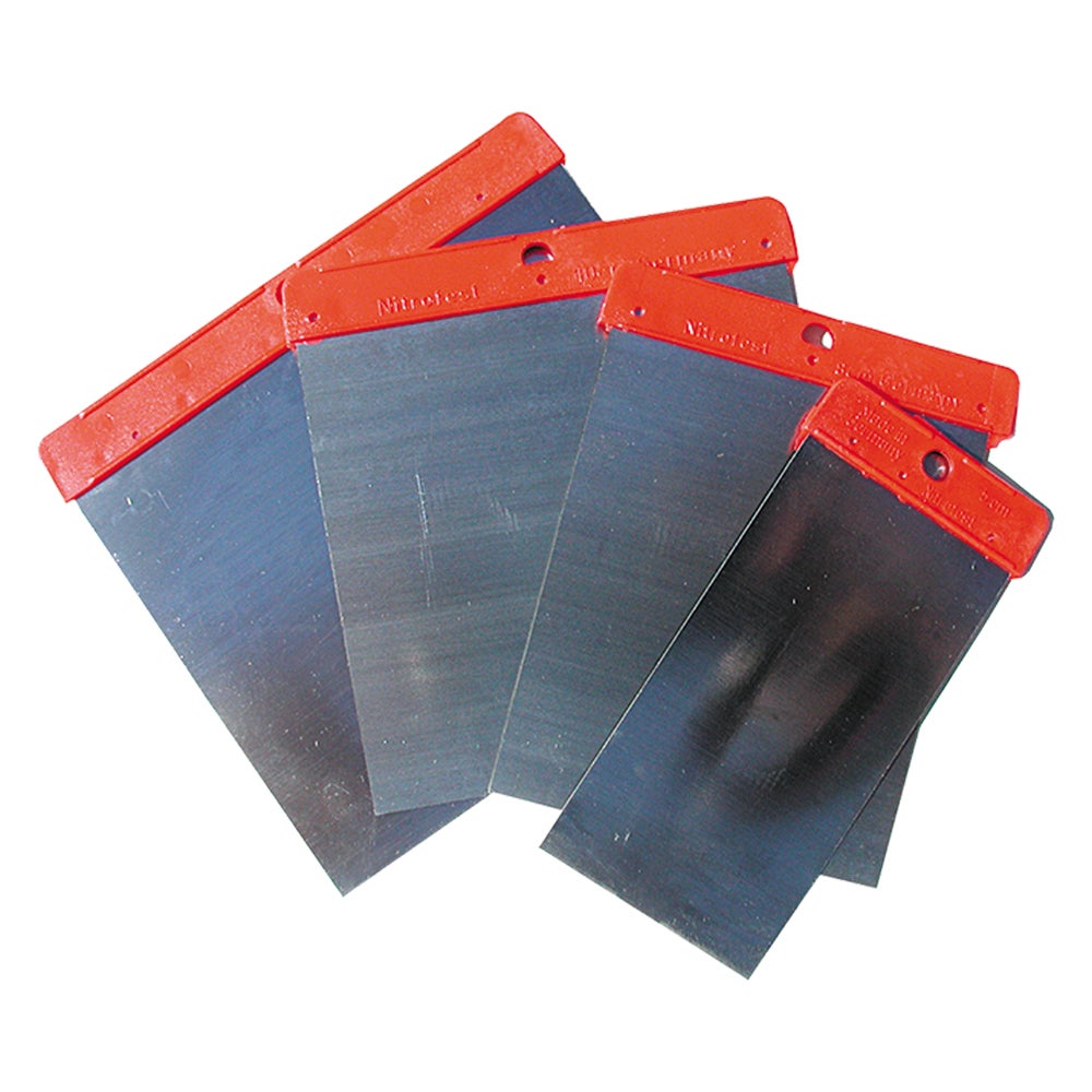 SPATOLA FLESSIBILE ANTIURTO AZZURRA GI.METAL 12 CM IN TECNOPOLIMERO - Foto 12