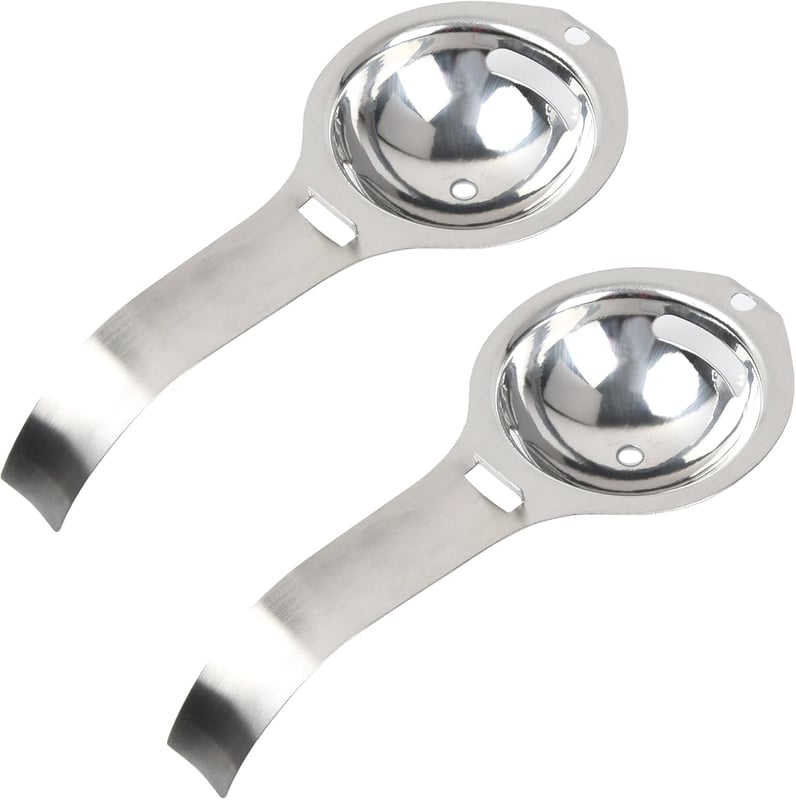 2-częściowy separator do jajek, separator żółtka ze stali nierdzewnej, filtr do jajek do domowego sprzętu kuchennego