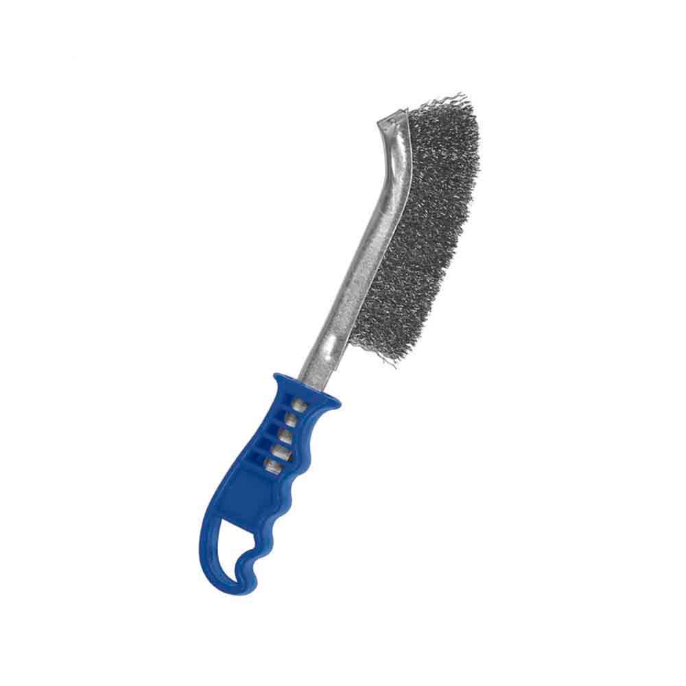 Brosse métallique manche plastique inox f116i mota - 2