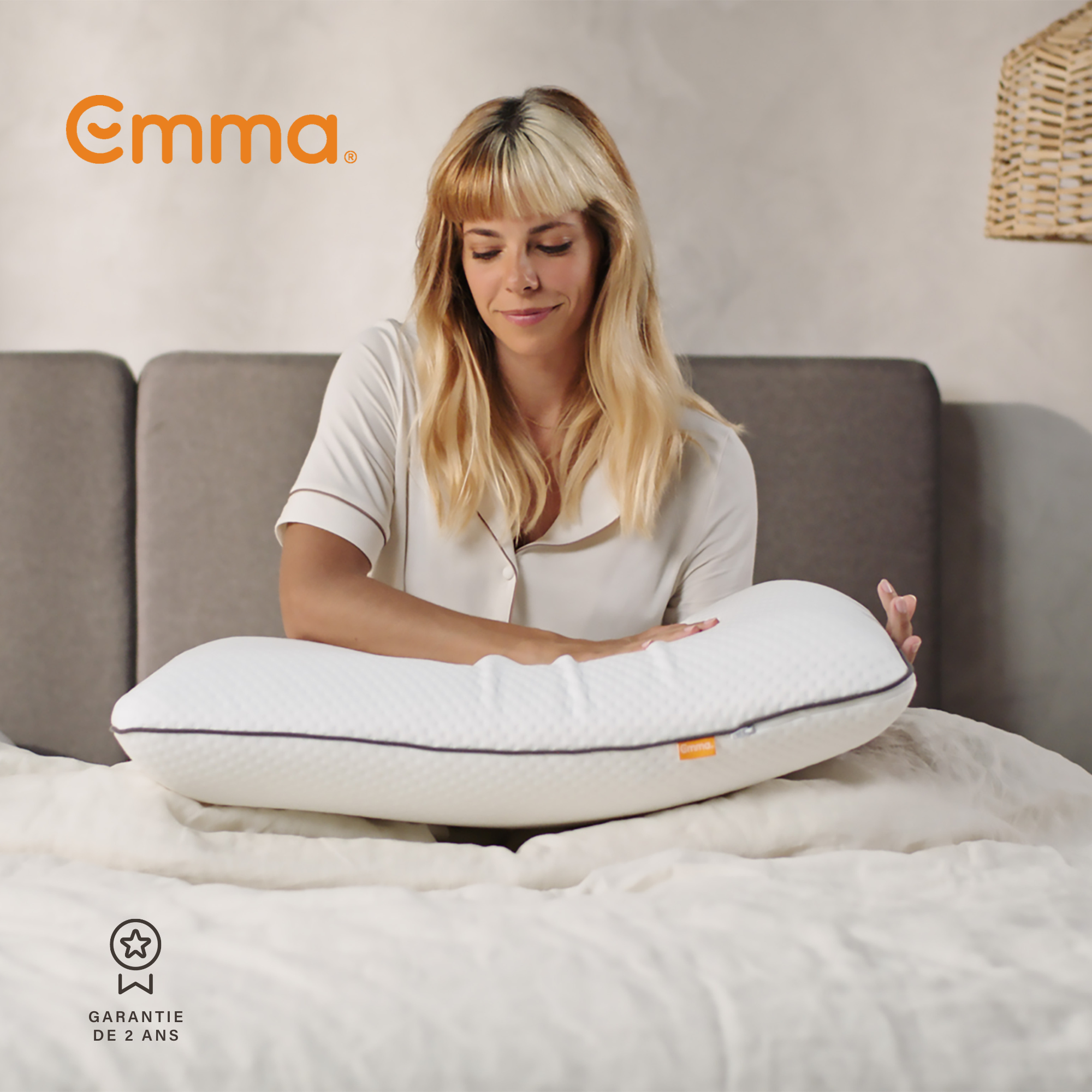 EMMA | Oreiller Emma Original Adapt 70x40 cm | Mémoire de Forme Ergonomique | Thermoactif et Respirant | Confort Personnalisable - 5