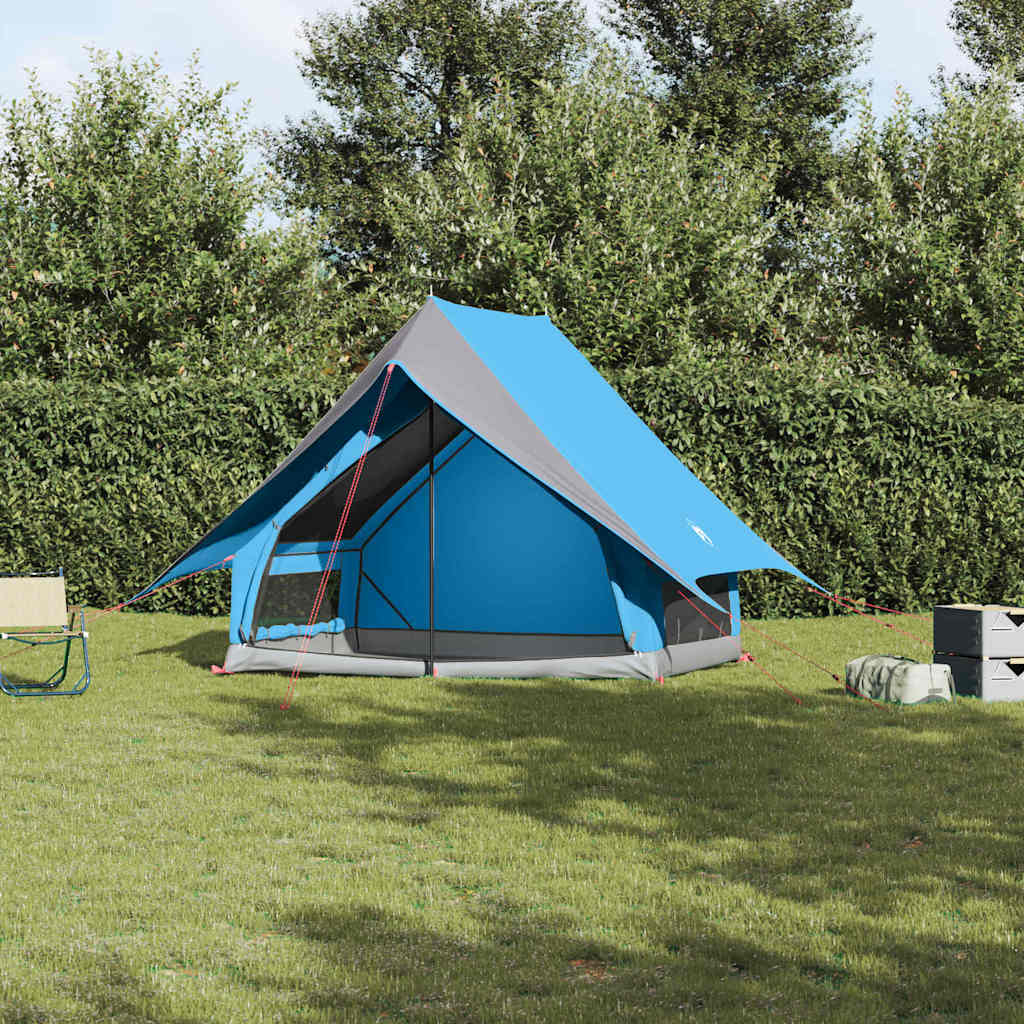 Tienda familiar 220 x 220 x 184 cm poliéster y fibra de vidrio vidaxl