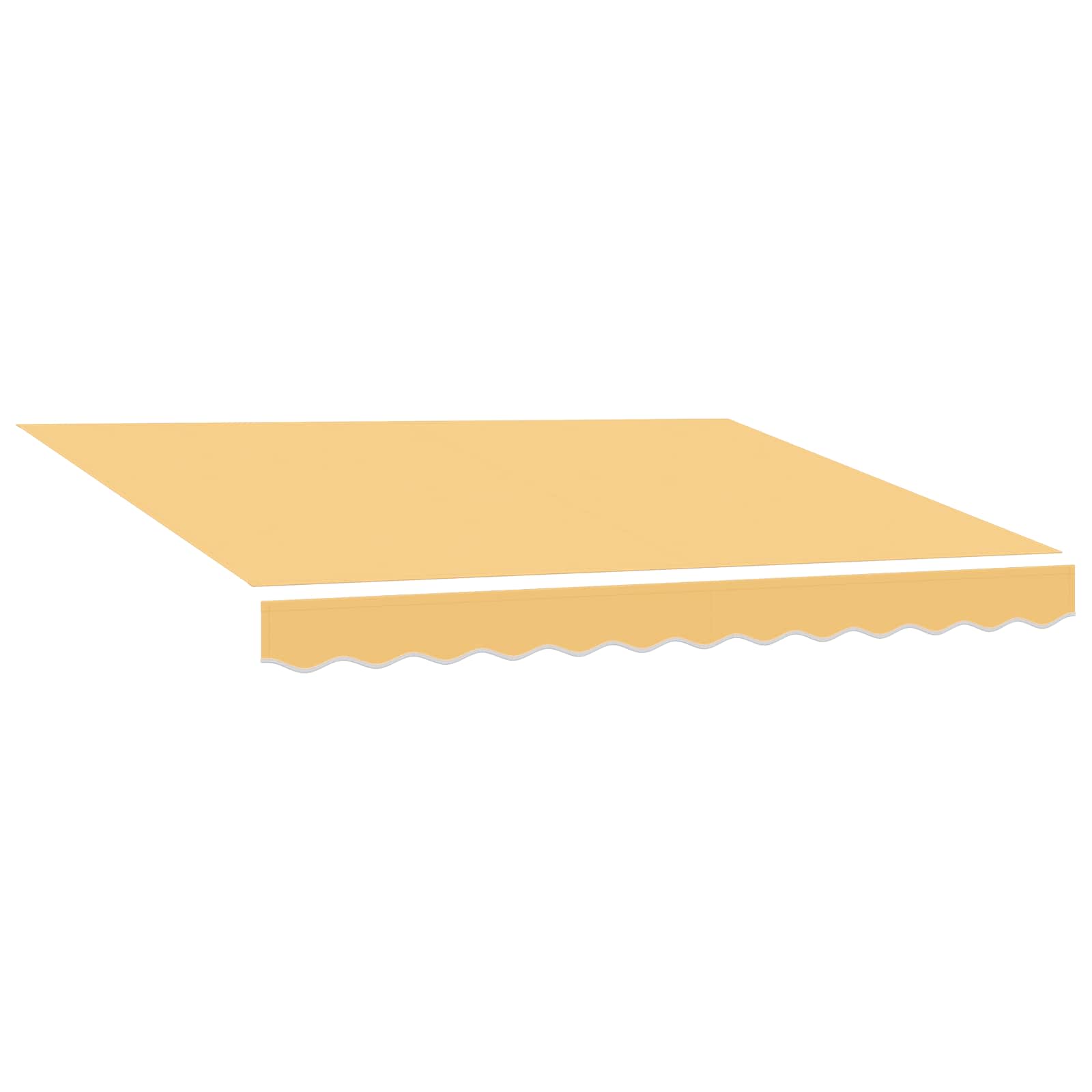 Store banne électrique solaire sable pour la terrasse, 3,5 × 2,5 m ...