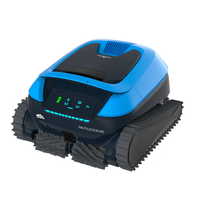 Dolphin Nautilus EON 100 Robot Piscine Sans Fil pour Piscines jusqu'à 15 m, Filtration Fine, Contrôle par App