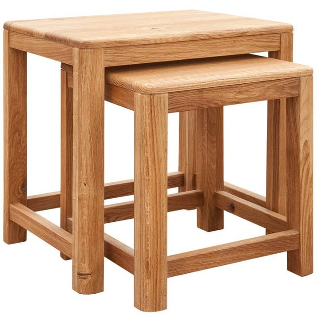 Robas Lund Table Basse Chêne Plaqué 110x60x45 Cm – Tiroir Soft Close & Touch To Open – Style Scandinave Moderne